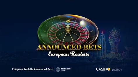 European Roulette Annouced Bets Parimatch